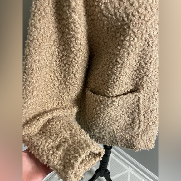 H&M Teddy Sherpa‎ Full Zip Jacket Medium - Picture 2 of 6